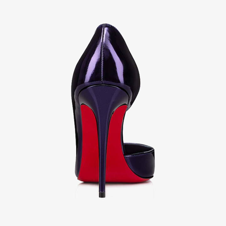 Classic Court Shoe with Specchio Effect - ARNO CONTI