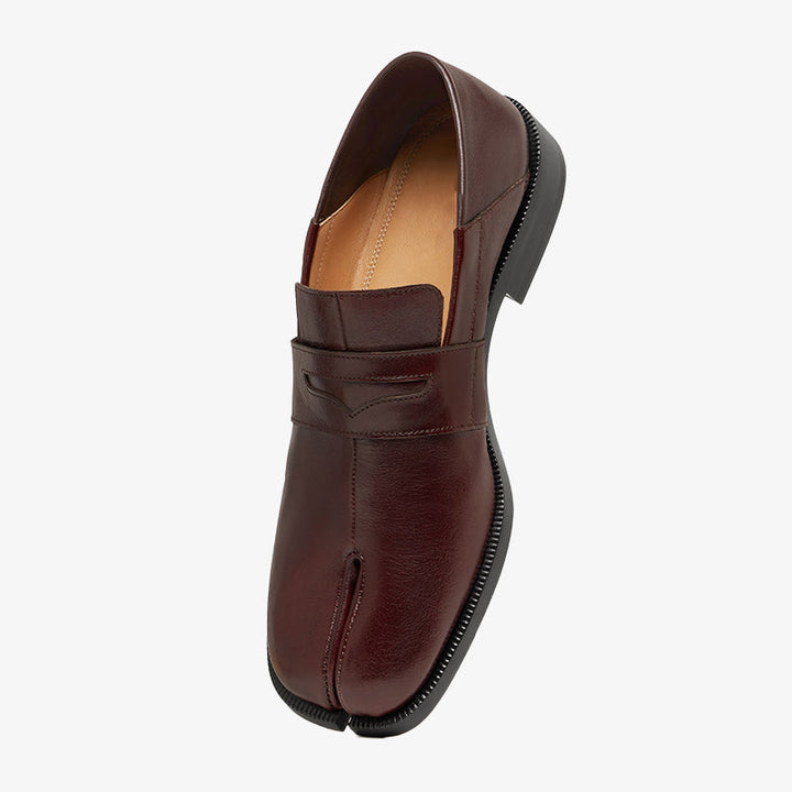 Versatile Shiny Leather Loafers - Arno Conti Shoe