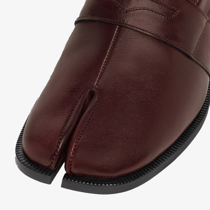 Versatile Shiny Leather Loafers - Arno Conti Shoe