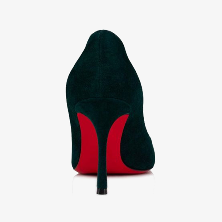 Rakish Green Velvet Pump - ARNO CONTI