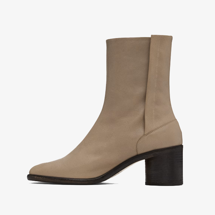 Taupe Split-Toe Ankle Boots - Arno Conti Shoe