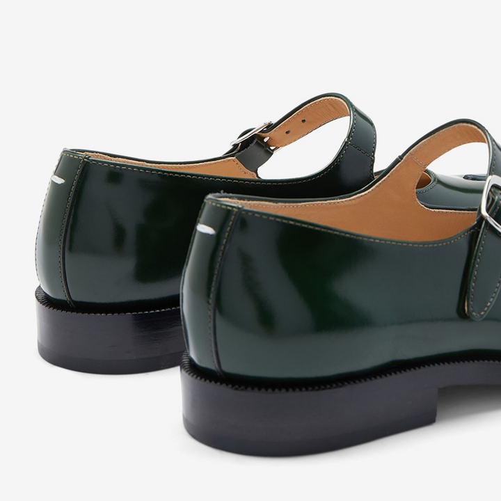 Split-toe Leather Mary-Jane Shoes - Arno Conti Shoe