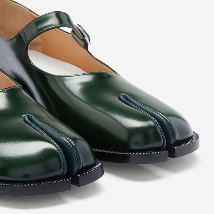 Split-toe Leather Mary-Jane Shoes - Arno Conti Shoe