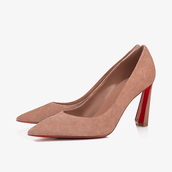 Suede Pump with Low-Cut Vamp