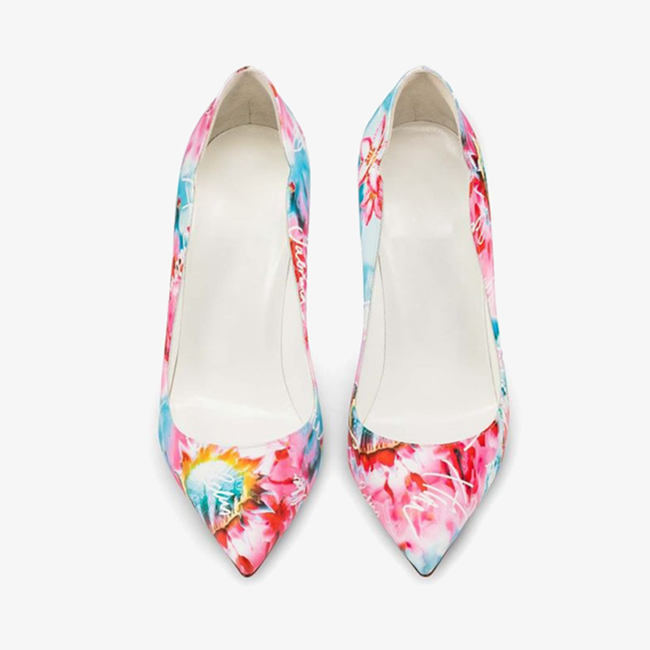 Elegant Multicolor Calf Leather Pump - ARNO CONTI