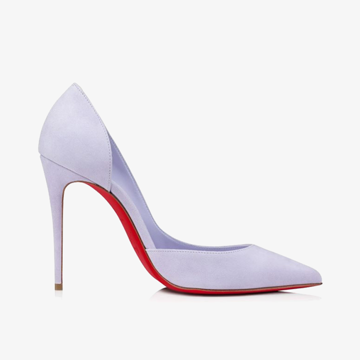 Mauve satin Asymmetrical Pump - ARNO CONTI
