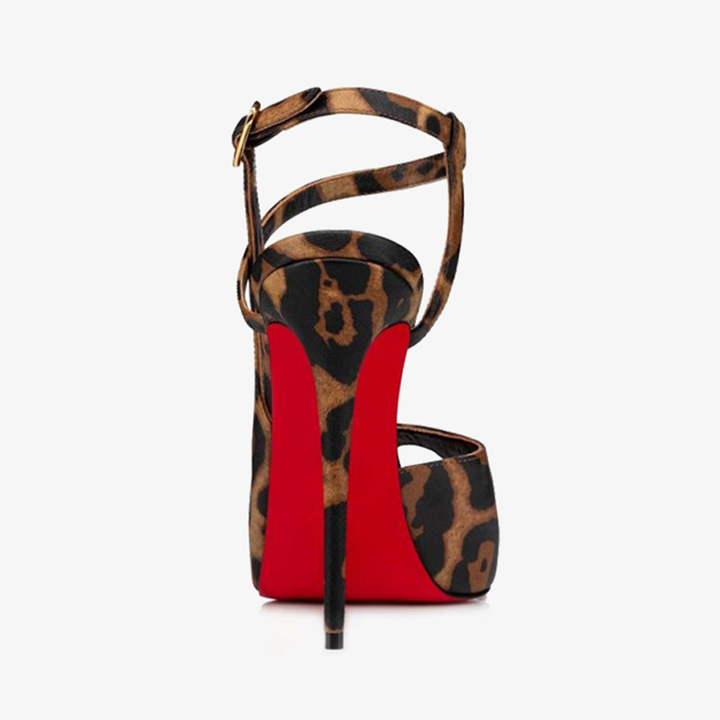 Leopard Print Calf Leather Pumps - ARNO CONTI