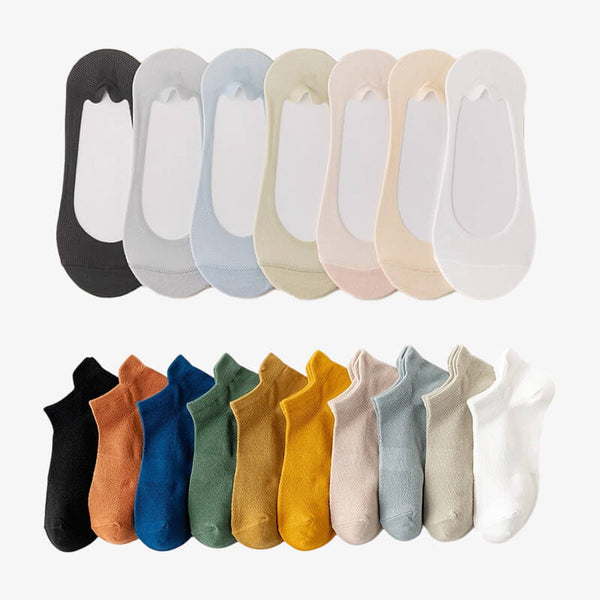 🎁 2 Pairs Unisex Premium Breathable Cotton Socks – Everyday Comfort & Style (100% off)