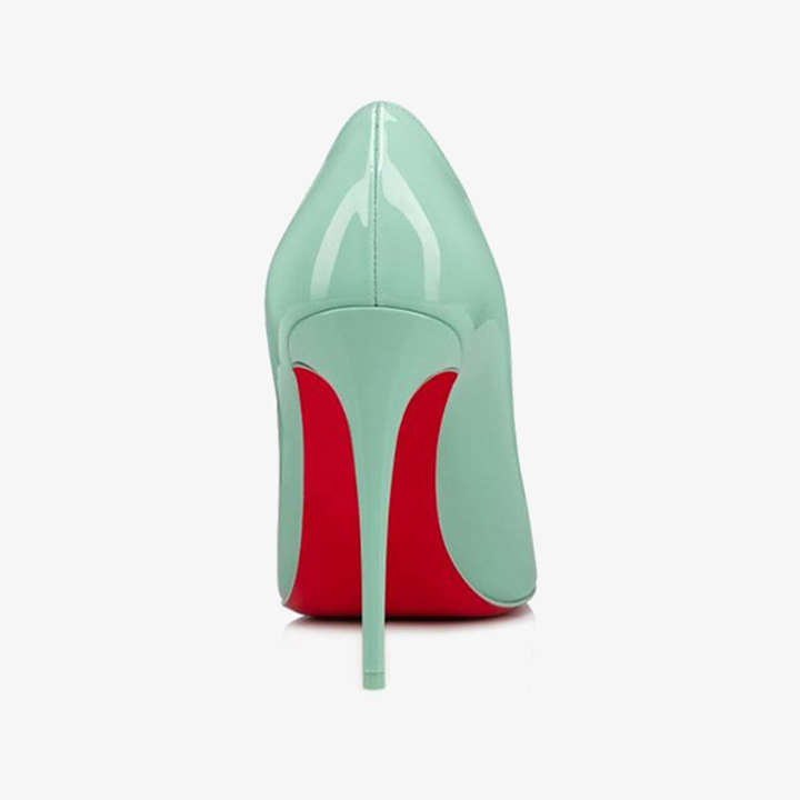 Mint Green Patent Leather Pumps - ARNO CONTI