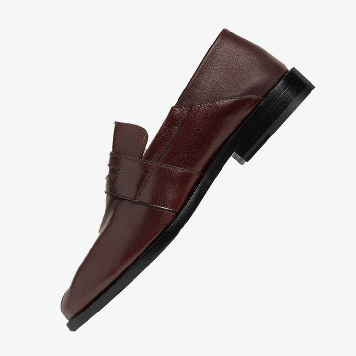 Versatile Shiny Leather Loafers - Arno Conti Shoe