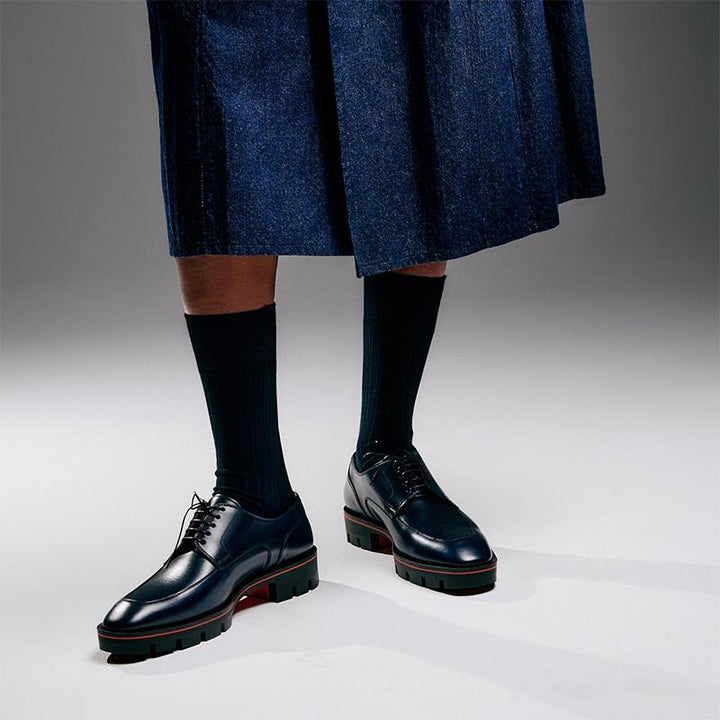 Men‘s Black Calfskin City Shoes - ARNO CONTI