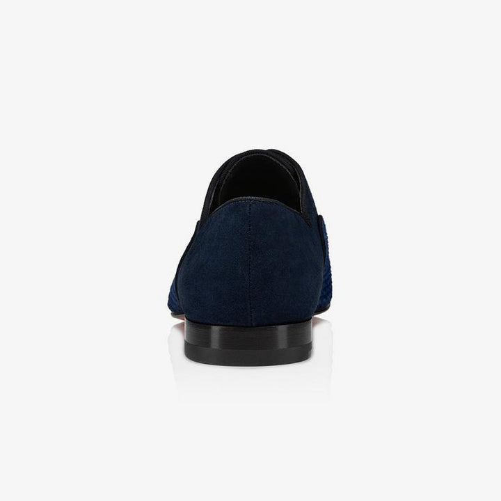 Navy Blue Suede Patent Leather - ARNO CONTI