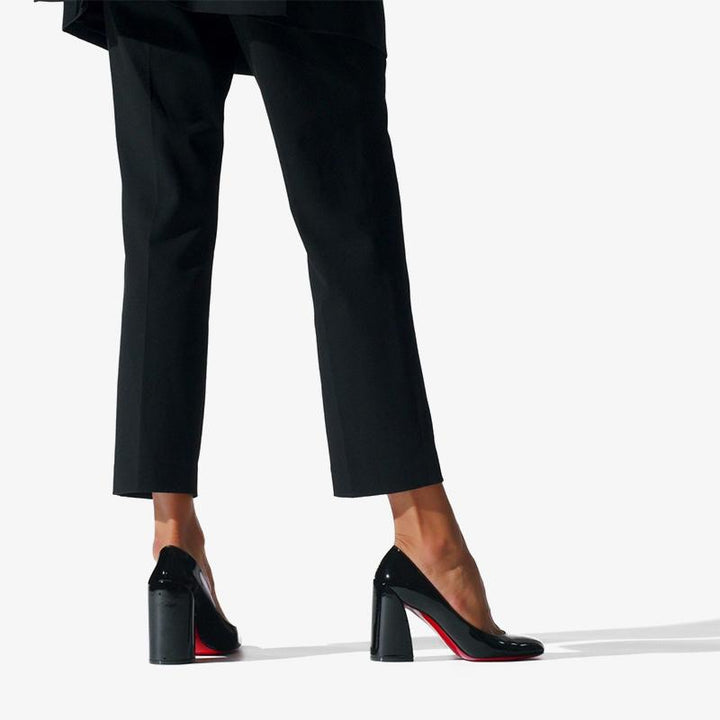 Eye-catching Black Patent Calf Leather Pumps - ARNO CONTI