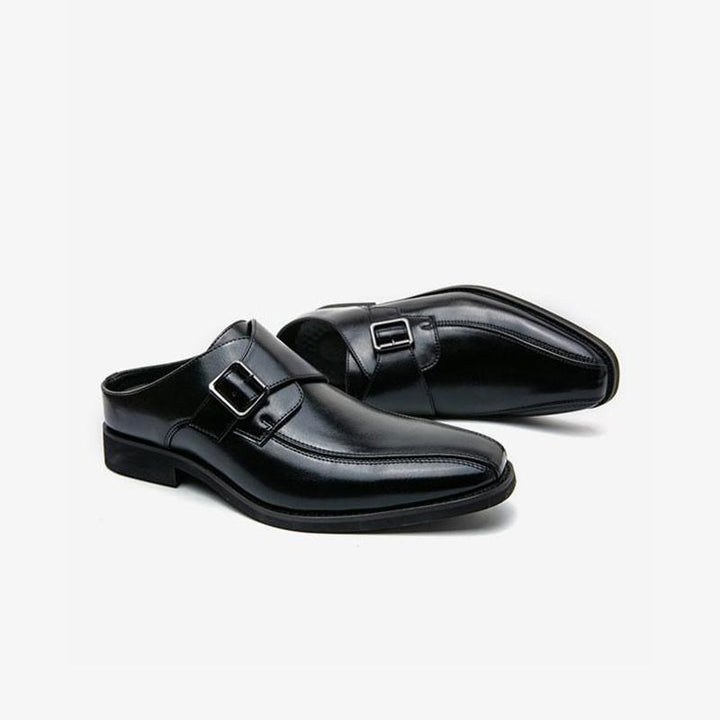 Buckle Punk Round Toe Slip On Shoe - ARNO CONTI
