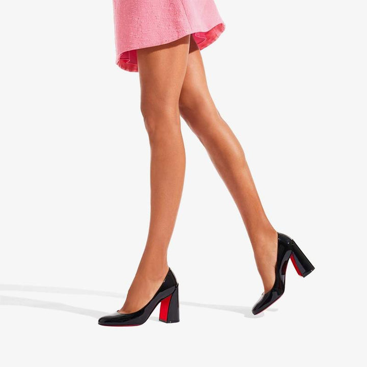 Eye-catching Black Patent Calf Leather Pumps - ARNO CONTI