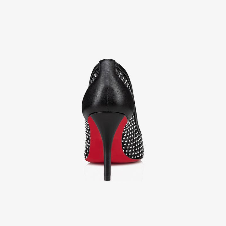 Unique Black Mesh Pumps and Strass - ARNO CONTI