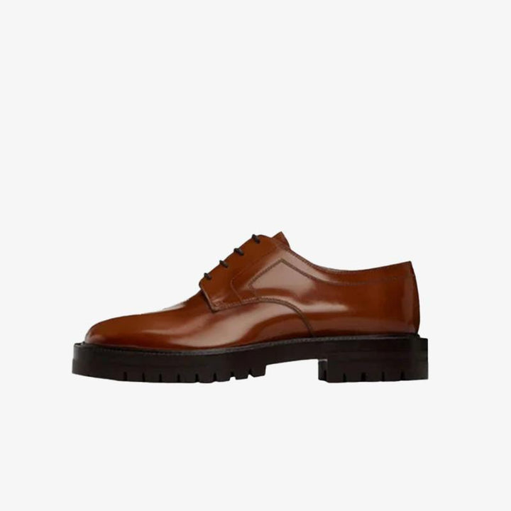 Rugged Leather Derby Shoes - Arno Conti Shoe