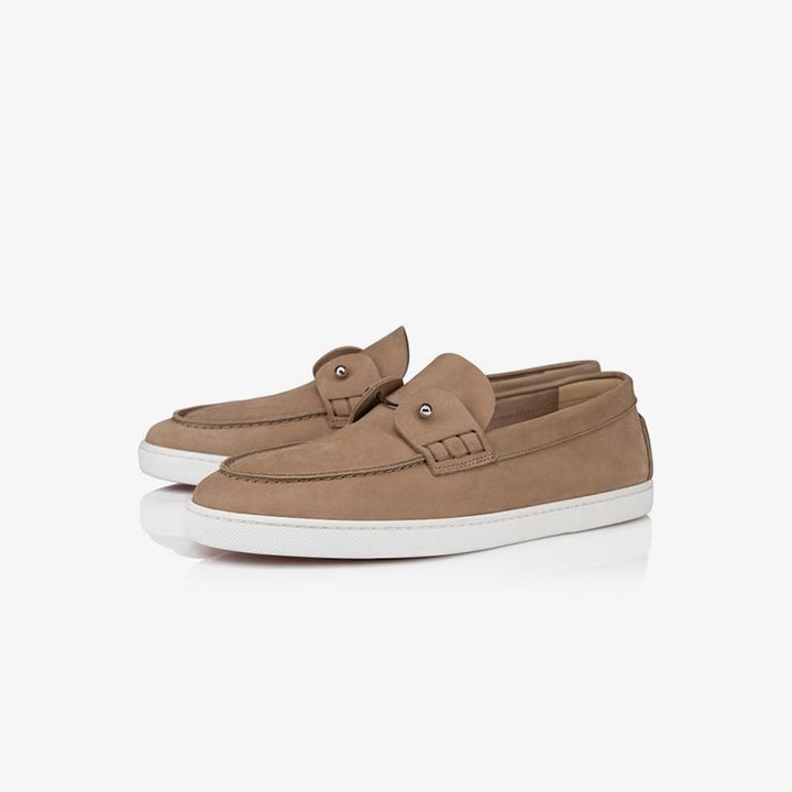 Suede Plain Loafers Boat shoes Calf - ARNO CONTI