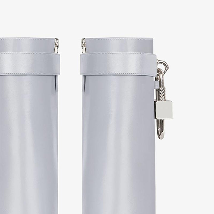 Refined Light Grey Calfskin Ankle Boots - Arno Conti Shoe