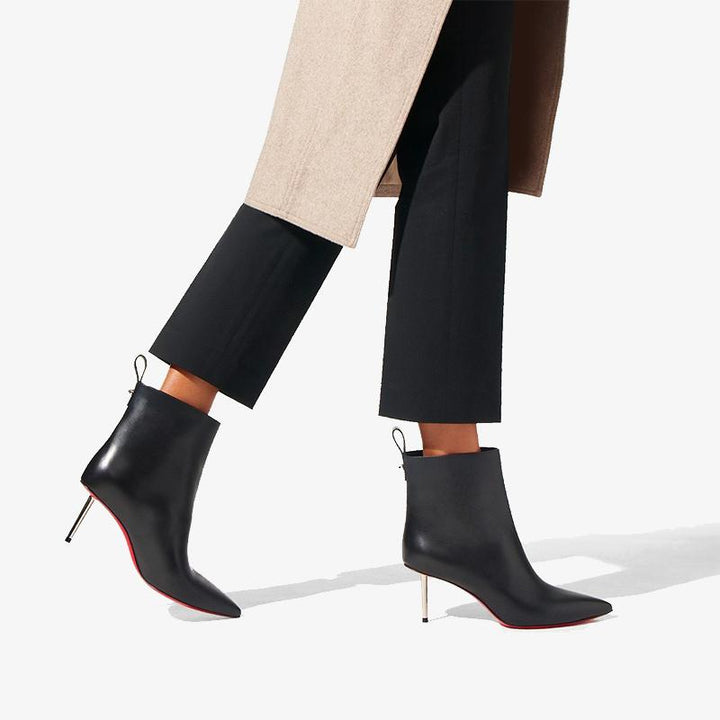 Elegant Pointed Toe Leather Boot - ARNO CONTI
