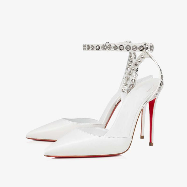 Pump with Choker-Style Ankle Strap - ARNO CONTI