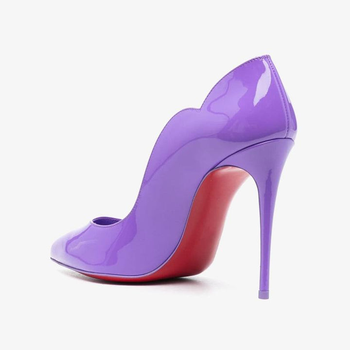 Elegant Violet Patent Leather Pumps - ARNO CONTI