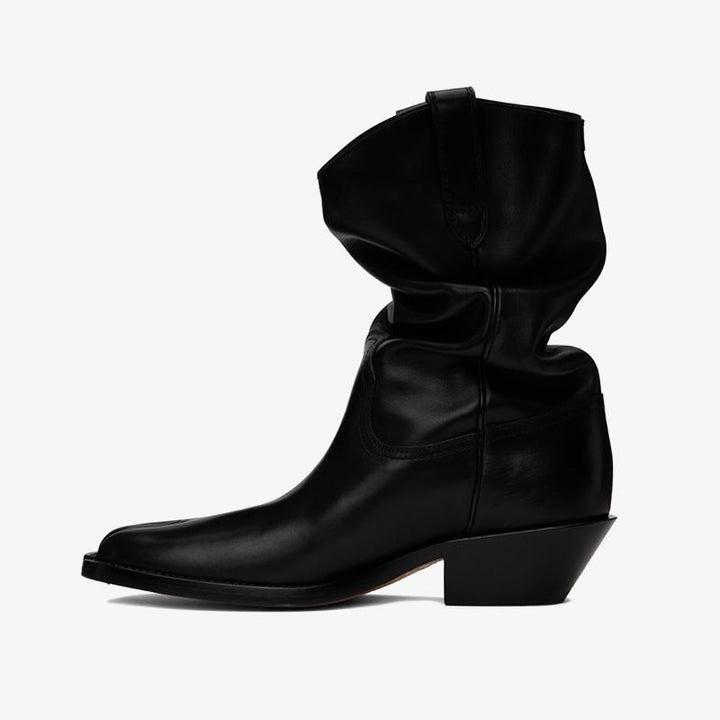 Buffed Calfskin Ankle Boots Women's - Arno Conti Shoe