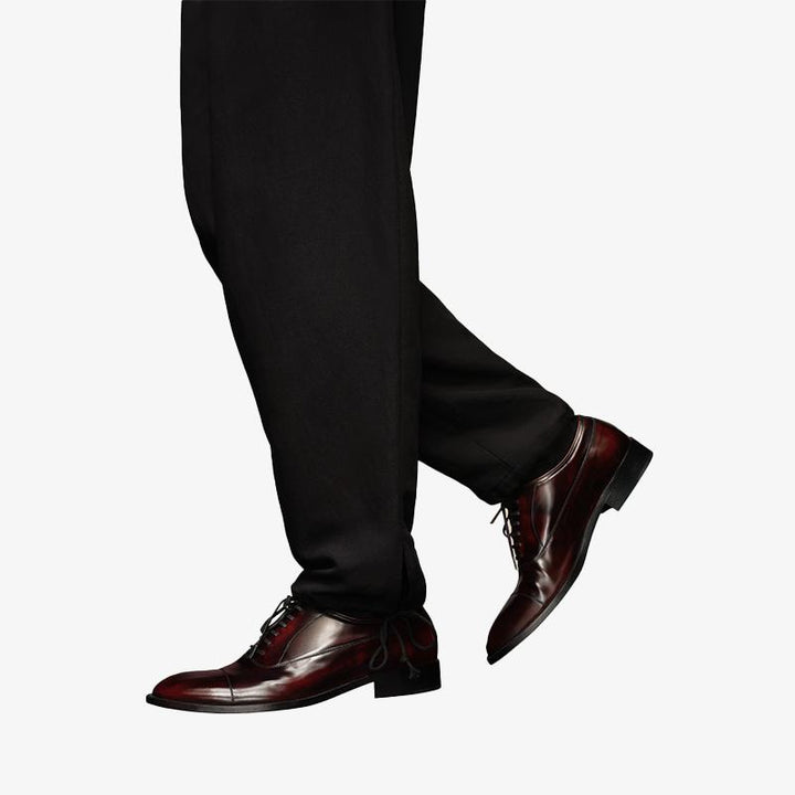 Multi-color Split-toe Laced Brogue Shoes - Arno Conti Shoe