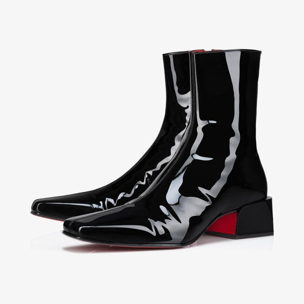 Black Patent Leather Boot - ARNO CONTI