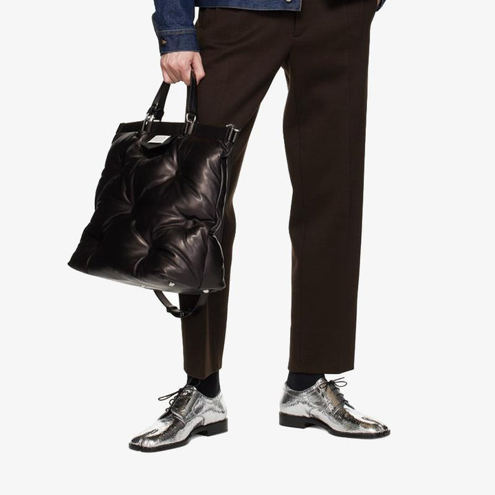 Split-toe broken mirror lace-top Shoes - Arno Conti Shoe