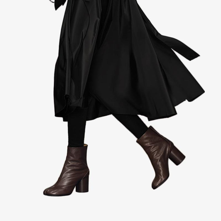 Brown Split-Toe Boots Women's - Arno Conti Shoe