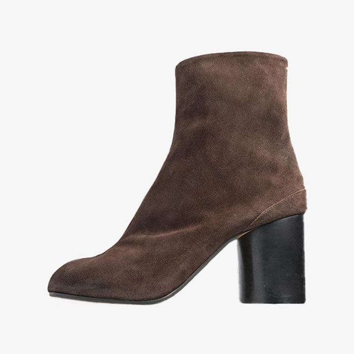 Suede Split-Toe Ankle Boots - Arno Conti Shoe