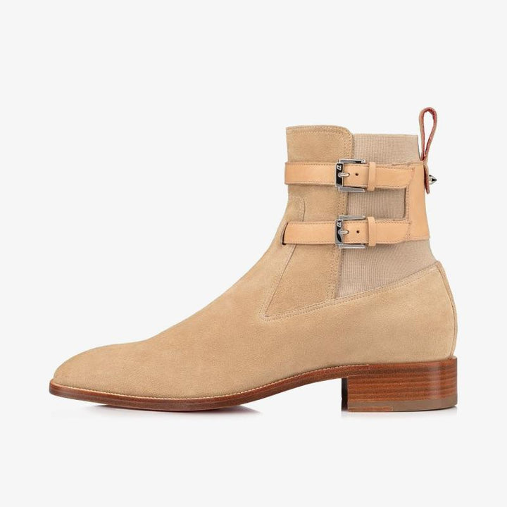 Elegant Brown Suede Ankle Boots - ARNO CONTI