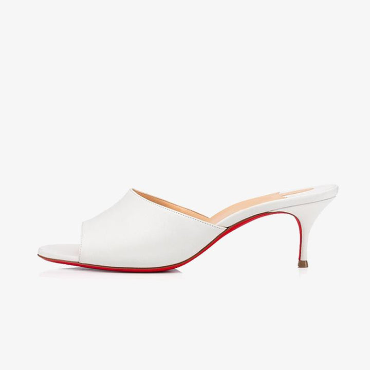 Elegant White Calf Leather Pumps - ARNO CONTI
