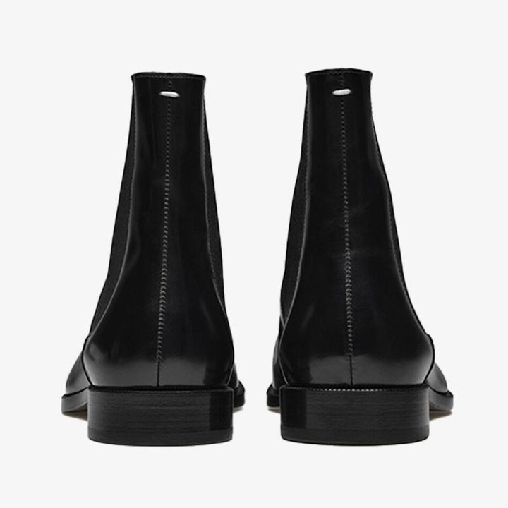 Patent Calf Leather Split-Toe Boots Unisex - Arno Conti Shoe