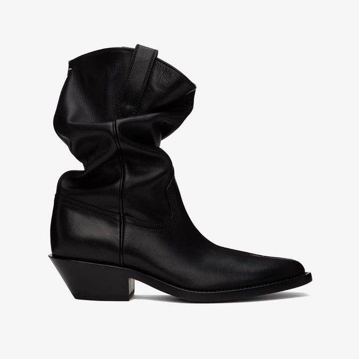 Buffed Calfskin Ankle Boots Women's - Arno Conti Shoe