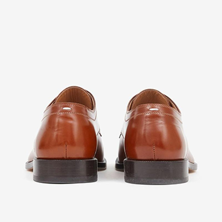 Khaki Split-toe Laced Brogue Shoes - Arno Conti Shoe