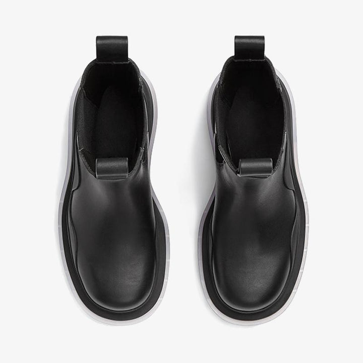 Black/Silver Chelsea Boots - Arno Conti Shoe