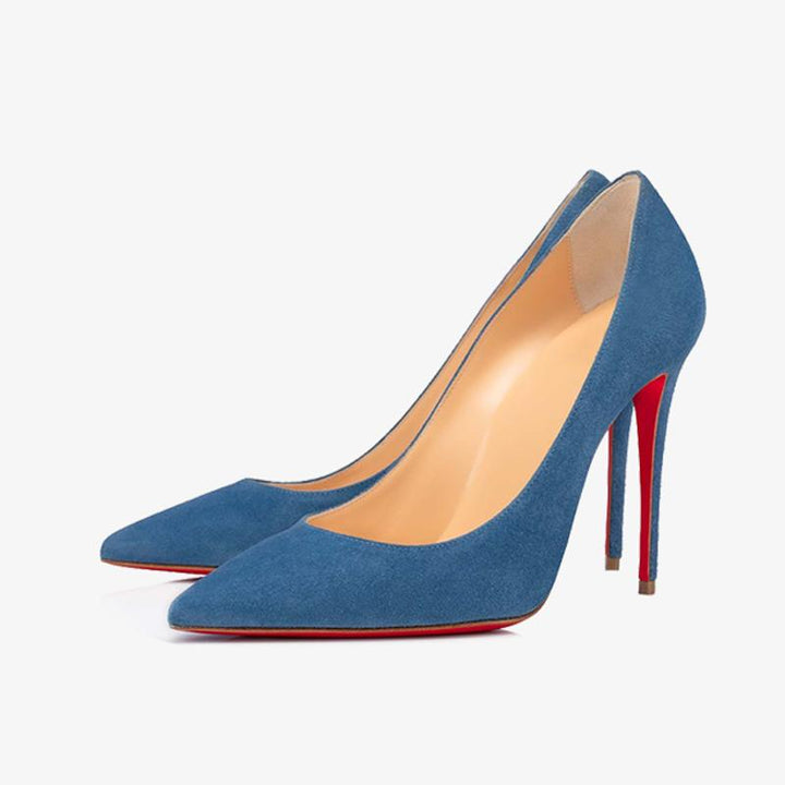 Luxurious Blue Pointy Pump - ARNO CONTI