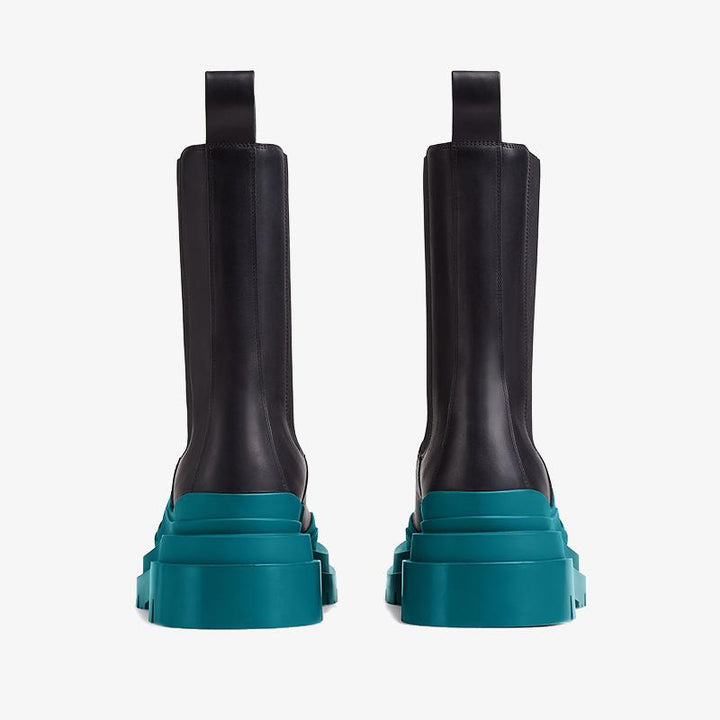 Blue/Green Chelsea Boots - Arno Conti Shoe