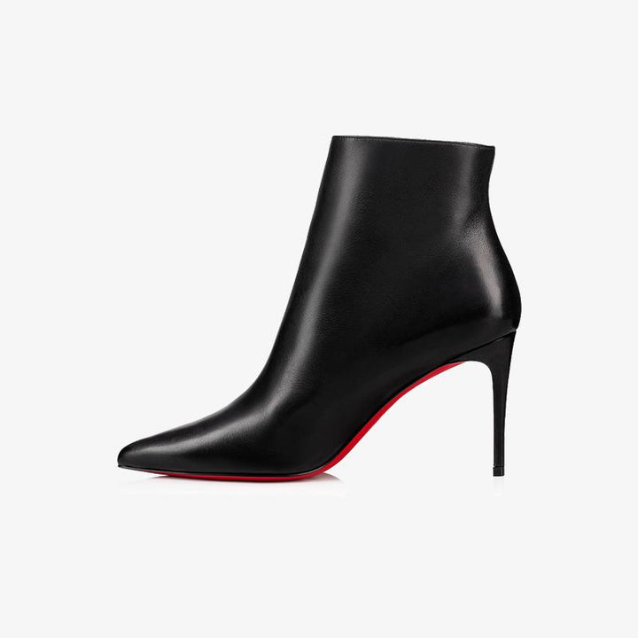 Elegant Black Calfskin Ankle Boot - ARNO CONTI