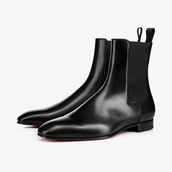Slim-Fit Black Chelsea Boot - ARNO CONTI