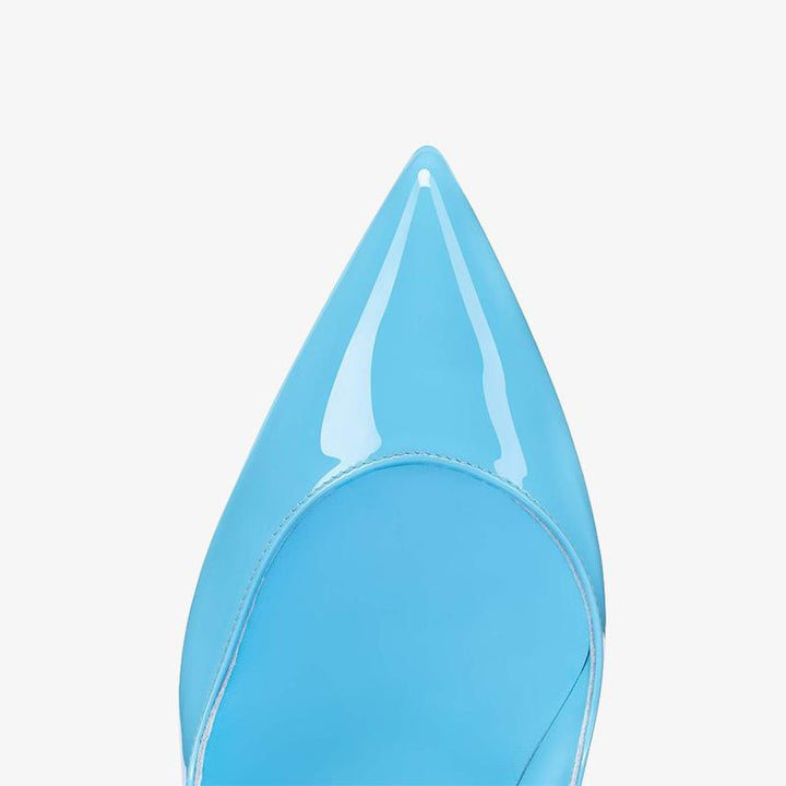 Glossy Blue Pump - ARNO CONTI