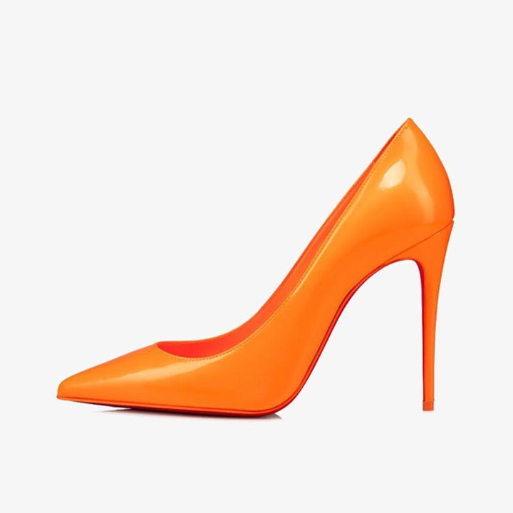 Fluo Orange Patent Leather - ARNO CONTI