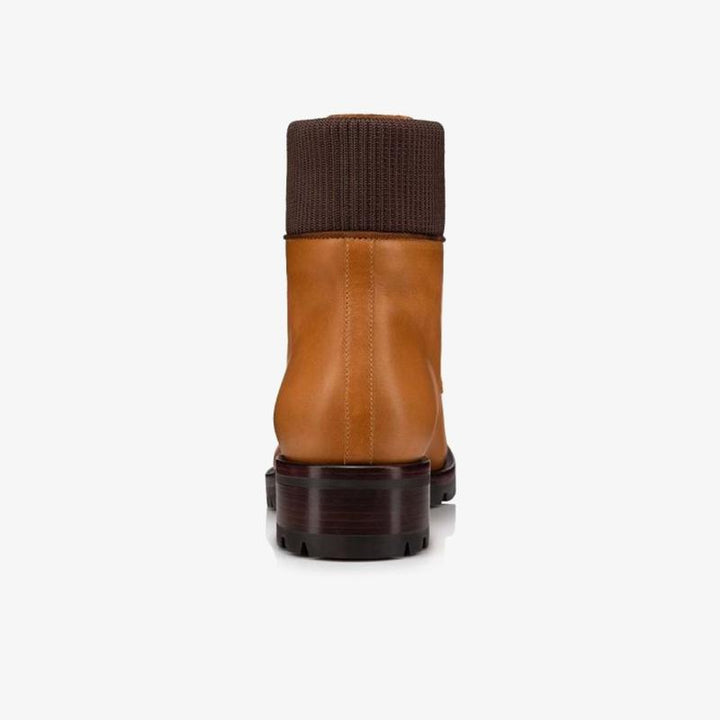 Brown Hiking Lug SoleBoot - ARNO CONTI