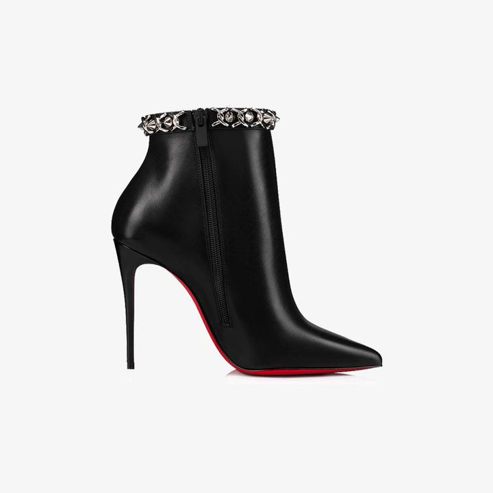 Elegant Black Calfskin Ankle Boot - ARNO CONTI