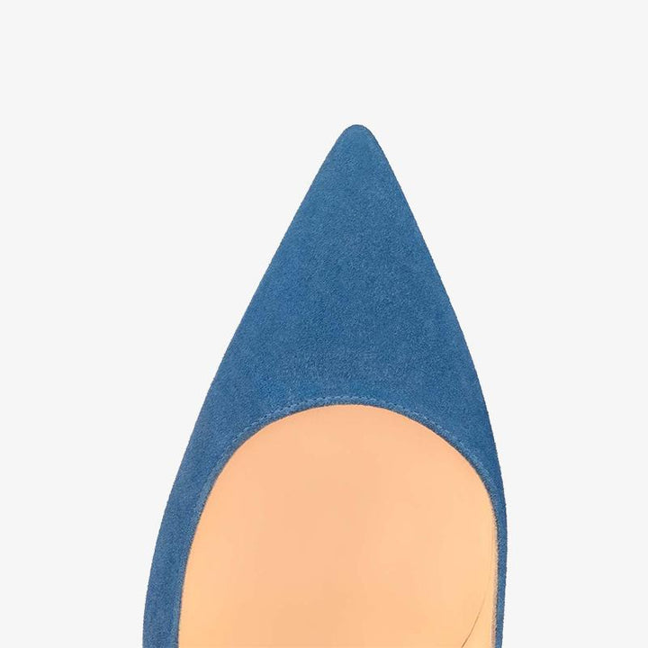 Luxurious Blue Pointy Pump - ARNO CONTI