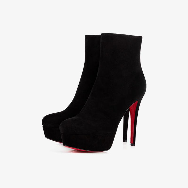 Bold Suede Ankle Boot 120 mm Heel - ARNO CONTI
