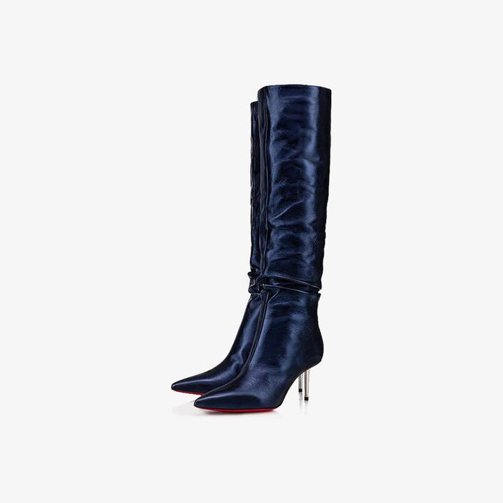Blue Pointed ToeTube Boot - ARNO CONTI