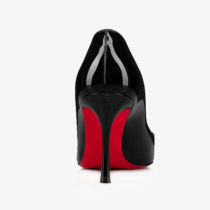 Patent Leather Stiletto with Low-Cut Vamp - ARNO CONTI